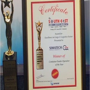 SIMATECH AWARDED CONTAINER FEEDER OPERATOR OF THE YEAR